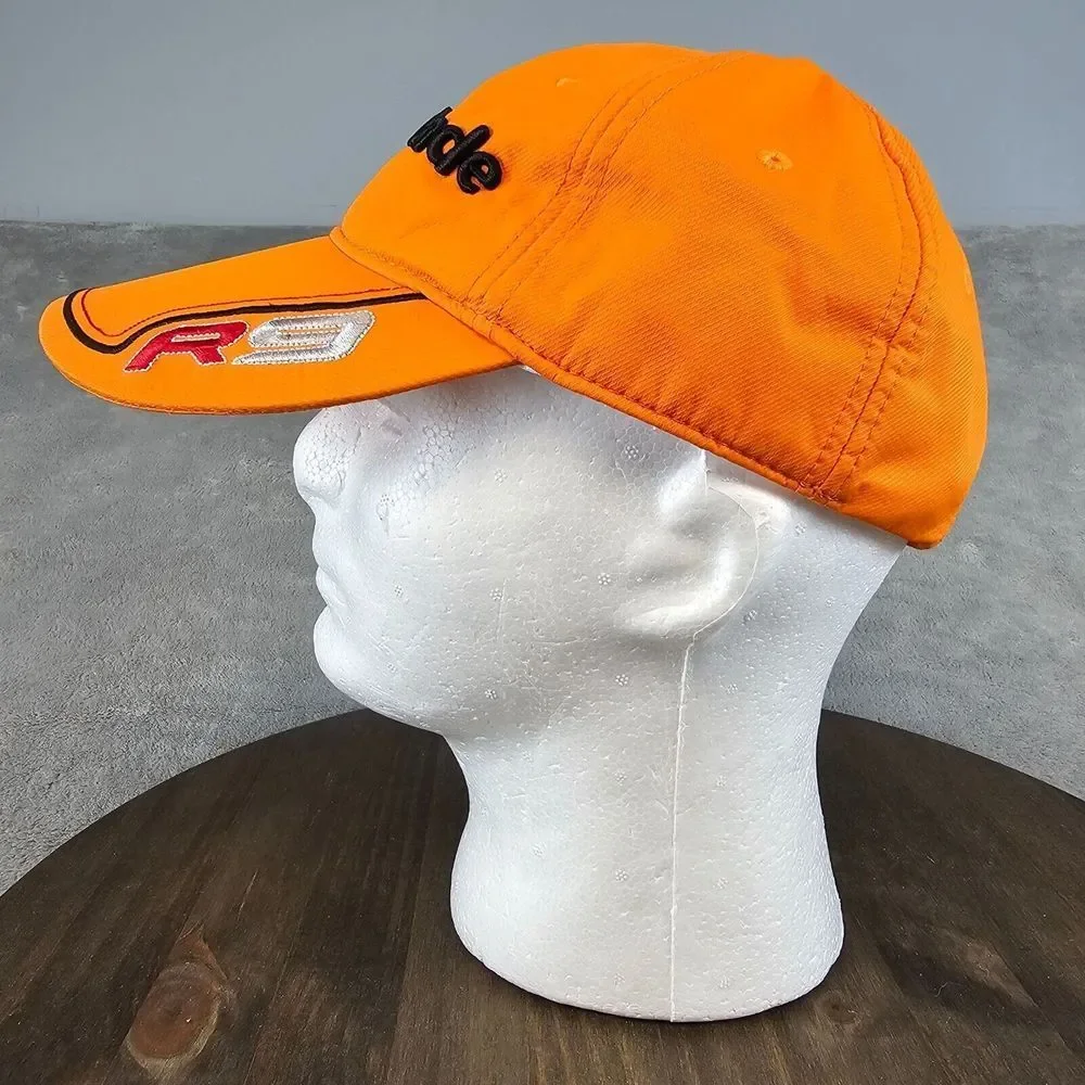 TaylorMade Golf Baseball Cap OSFA Orange TMAX Gear Hat Tee Pocket Strapback R9‎